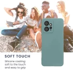KWmobile Θήκη Σιλικόνης Xiaomi Redmi Note 12 4G με Πλαίσιο Κάμερας - Arctic Night (61181.207)
