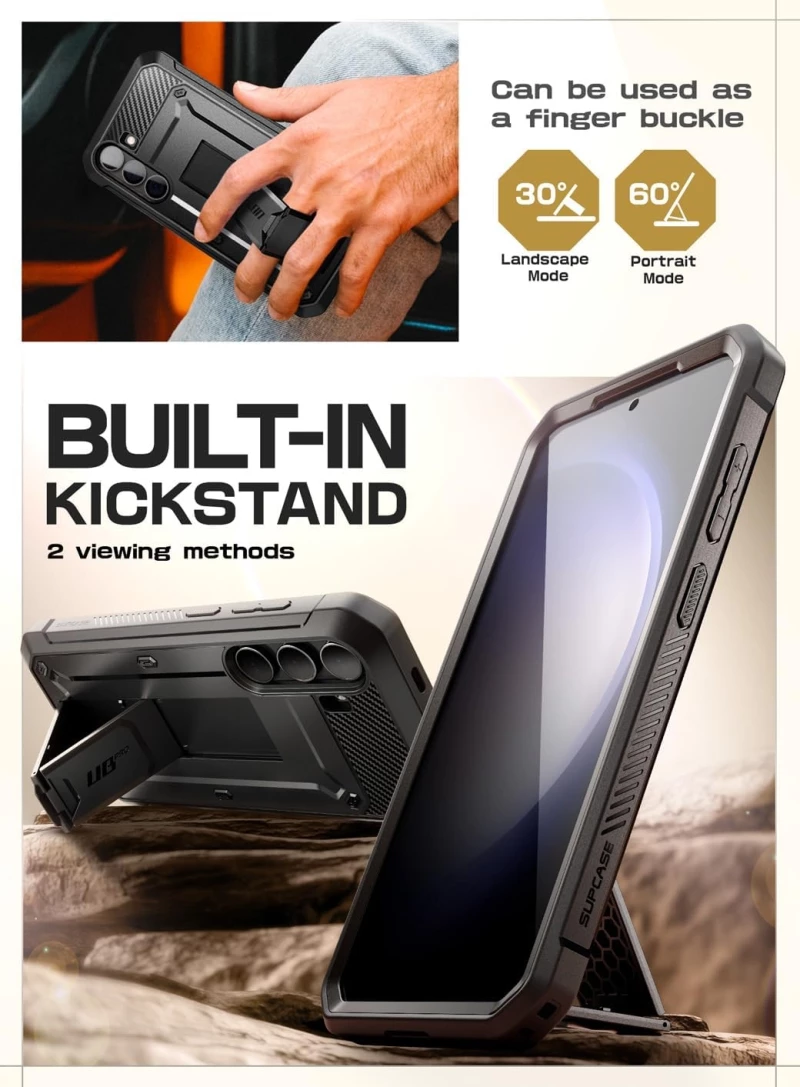 Ανθεκτική Θήκη - Samsung Galaxy S24 - Supcase Unicorn Beetle Pro Set - Black (843439138735)
