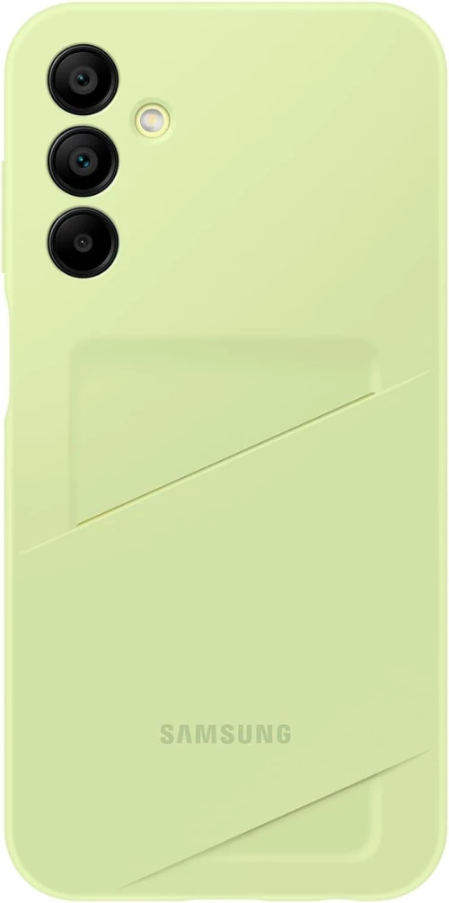 Θήκη Σιλικόνης με Υποδοχή για Κάρτα - Samsung Galaxy A15 - Official Samsung Card Slot Case - Lime (EF-OA156TMEGWW)
