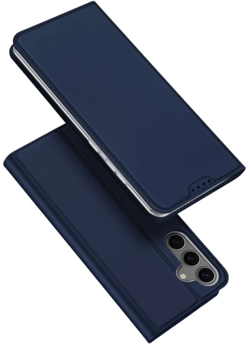 Θήκη Πορτοφόλι - Samsung Galaxy S24 - Duxducis SkinPro - Blue (6934913021545)