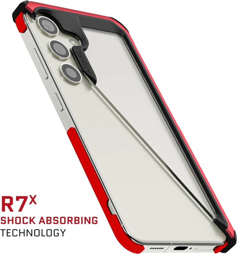 Διάφανη Ανθεκτική Θήκη - Samsung Galaxy S24 - Ghostek Atomic Slim 4 - Red (GHOCAS3682)