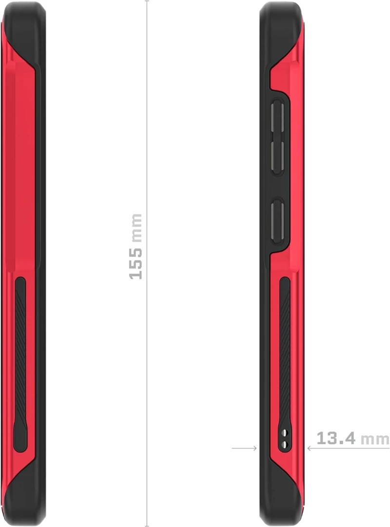 Διάφανη Ανθεκτική Θήκη - Samsung Galaxy S24 - Ghostek Atomic Slim 4 - Red (GHOCAS3682)