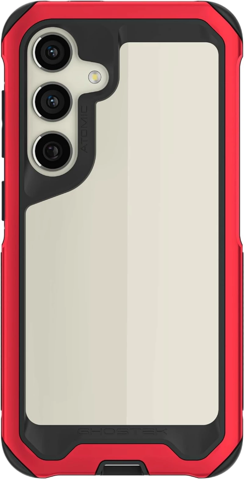 Διάφανη Ανθεκτική Θήκη - Samsung Galaxy S24 - Ghostek Atomic Slim 4 - Red (GHOCAS3682)