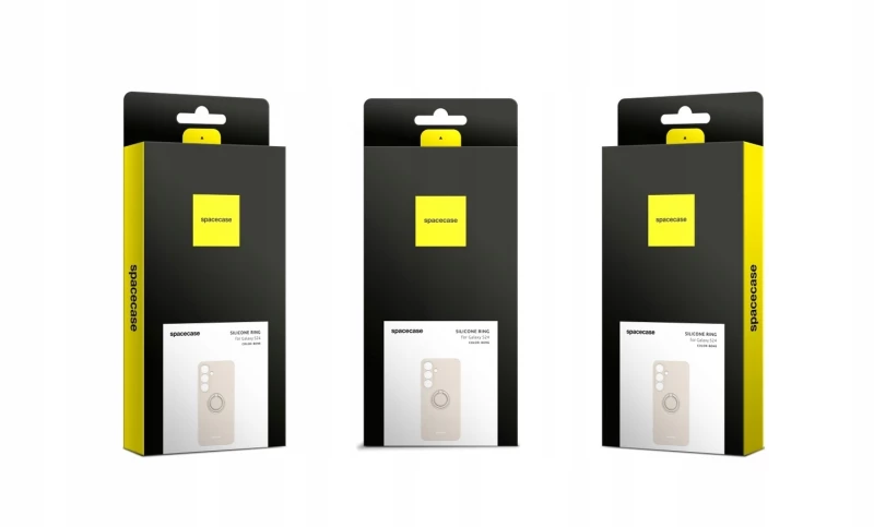 Θήκη Σιλικόνης με Μεταλλικό Μαγνητικό Ring Holder - Samsung Galaxy S24 - Spacecase Silicone Ring - Bone (5905719106713)