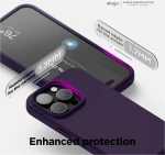 Elago Magnetic Silicone Case - Premium MagSafe Θήκη Σιλικόνης - Apple iPhone 15 Pro Max - Deep Purple (ES15MSSC67PRO-DPU)
