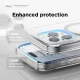 Elago Magnetic Hybrid - Διάφανη Σκληρή Θήκη MagSafe - Apple iPhone 15 Pro - Transparent / Medium Grey (ES15MSHB61PRO-TRMGY)