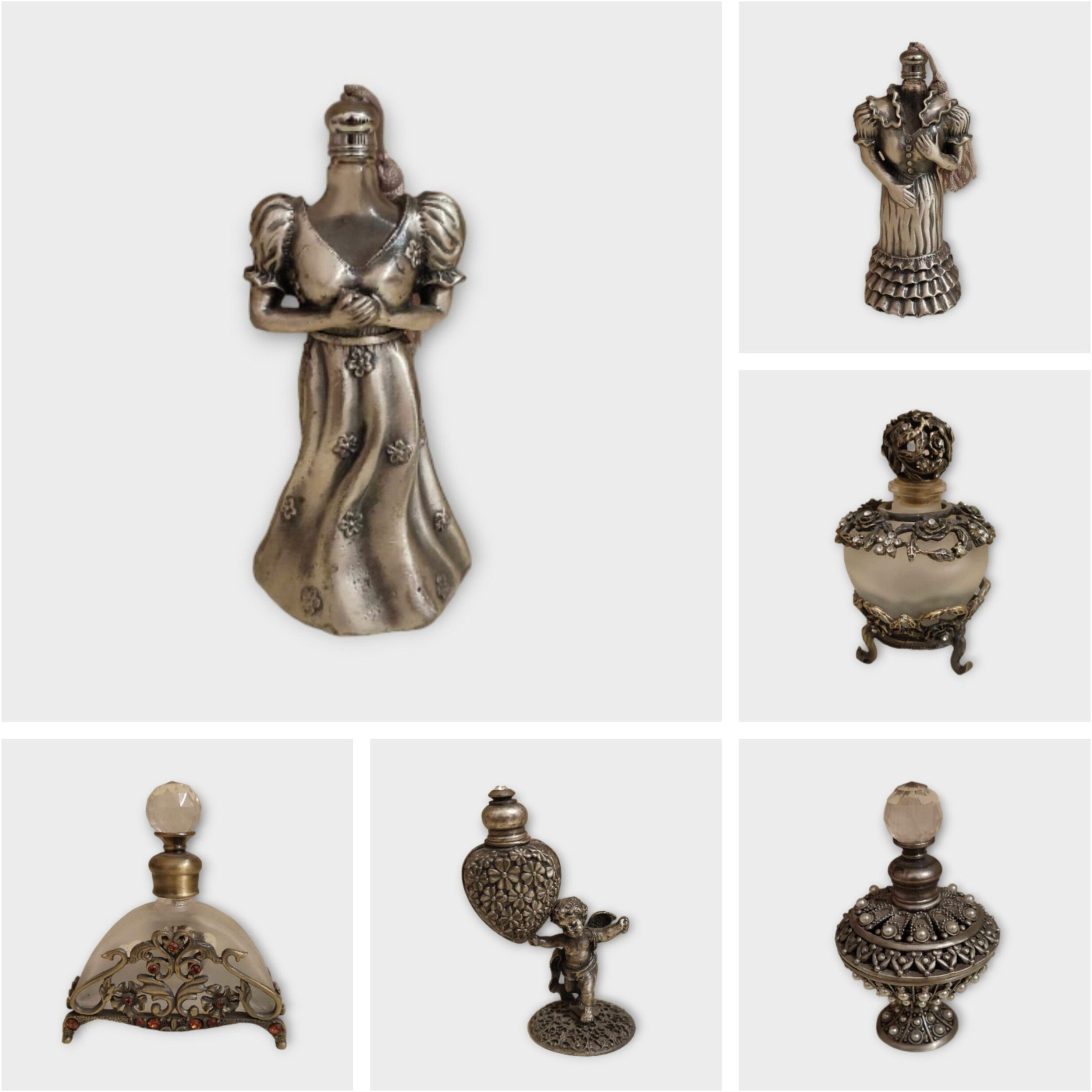 Σετ αρωματοθήκες Χειροποίητα 6τεμ Βαρύ μέταλο