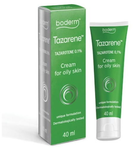 Boderm Tazarene 0.1% Cream For Oily Skin 40ml
