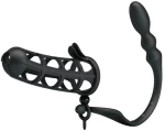 Προέκταση Πέους Με Σφήνα Pretty Love Hercules Penis Sheath Μαύρη