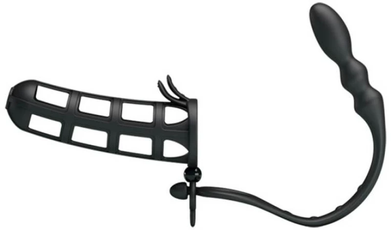 Προέκταση Πέους Με Σφήνα Pretty Love Hercules Penis Sheath Μαύρη
