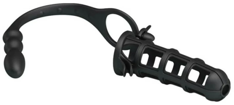 Προέκταση Πέους Με Σφήνα Pretty Love Hercules Penis Sheath Μαύρη