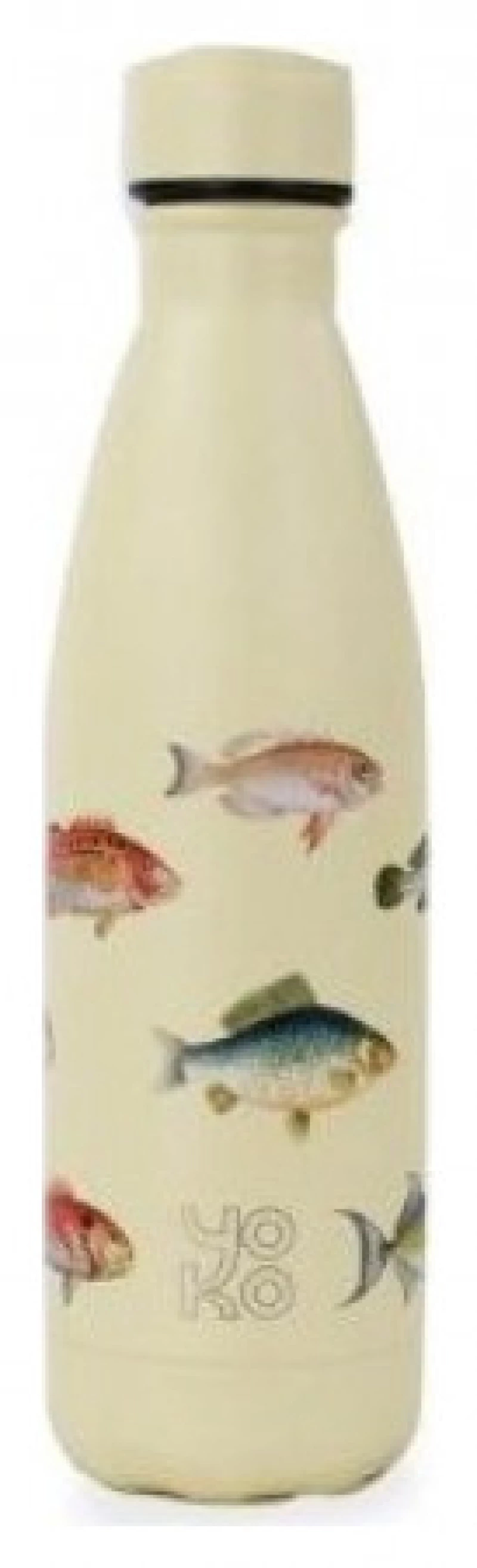 Ανοξείδωτο Μπουκάλι Yoko Design Hot & Cold Bottle A La Plage Poissons 500ml 1974