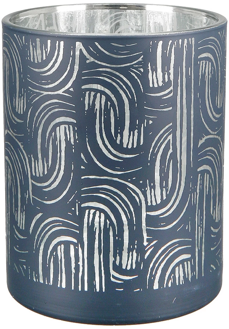Θήκη Ρεσώ ArteLibre Με Διακόσμηση Μπλε Γυαλί 12.5cm