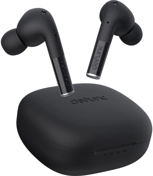 Defunc True Entertainment Bluetooth 5.2 Ασύρματα True Wireless Ακουστικά με Θήκη (Μαύρο)