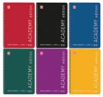 Τετράδιο Σπιράλ 2 Θεμ. Academy Α4 Διάφορα χρώματα Typotrust  4542-11 (TYP4542-11)