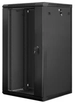 Lanberg WF01-6622-10B rack cabinet 22U Wall mounted rack Black (WF01-6622-10B)