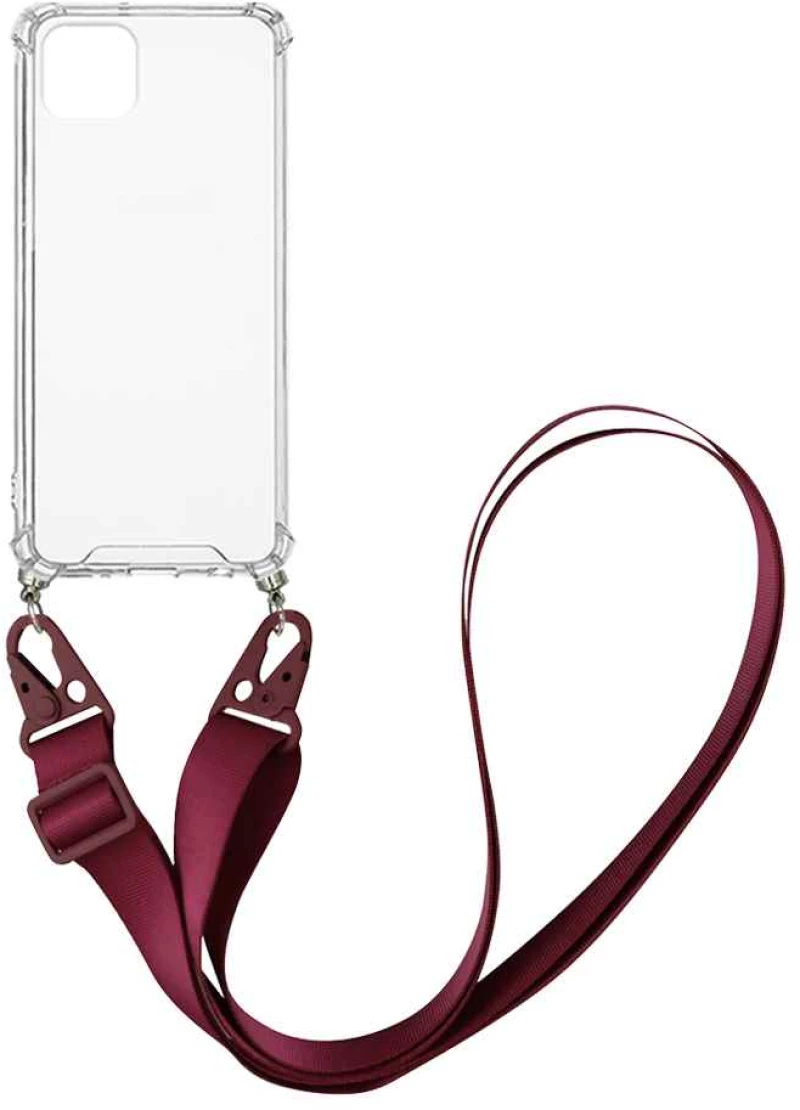 Θήκη Σιλικόνης με Strap Sonique Armor Clear Apple iPhone 11 Pro Max Μπλε Σκούρο - Sonique - Μπλε Σκούρο - iPhone 11 Pro Max - Θήκες Πλάτης