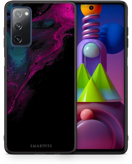 Watercolor Pink Black - Samsung Galaxy M51 case
