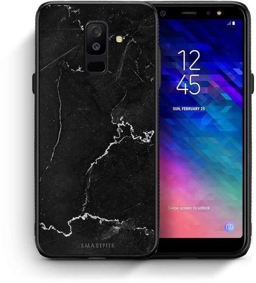Marble Black - Samsung Galaxy A6+ 2018 θήκη