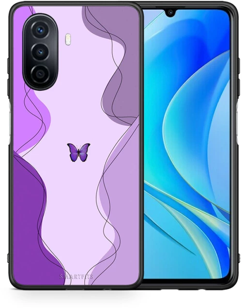 Purple Mariposa - Huawei Nova Y70 / Y70 Plus case