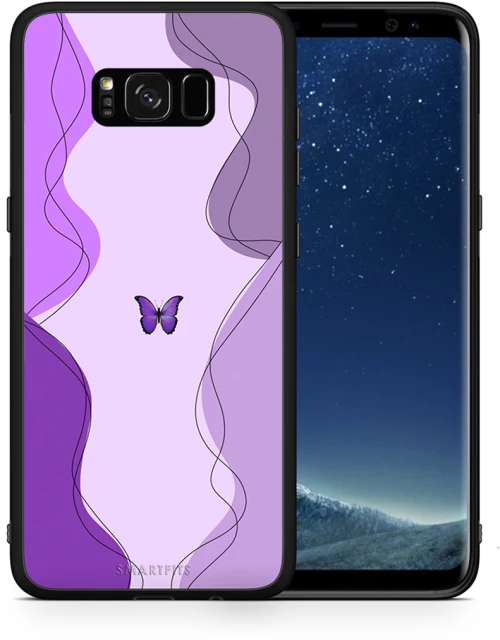 Purple Mariposa - Samsung Galaxy S8+ case