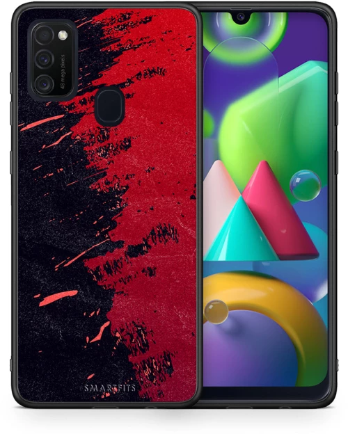 Red Paint - Samsung Galaxy M21 / M30s θήκη