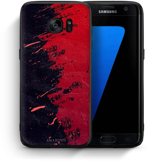 Red Paint - Samsung Galaxy S7 Edge θήκη
