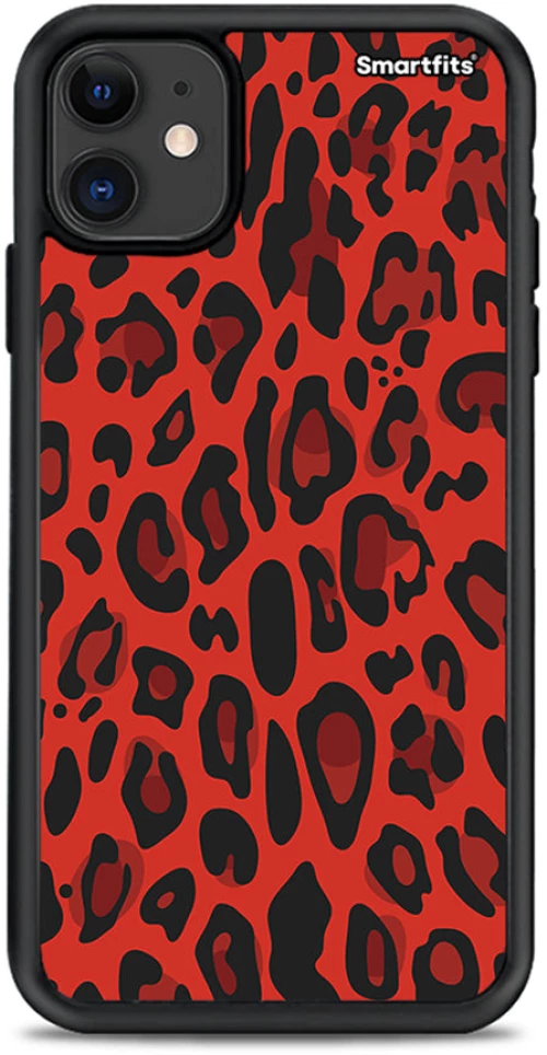 Animal Red Leopard - iPhone 11 case