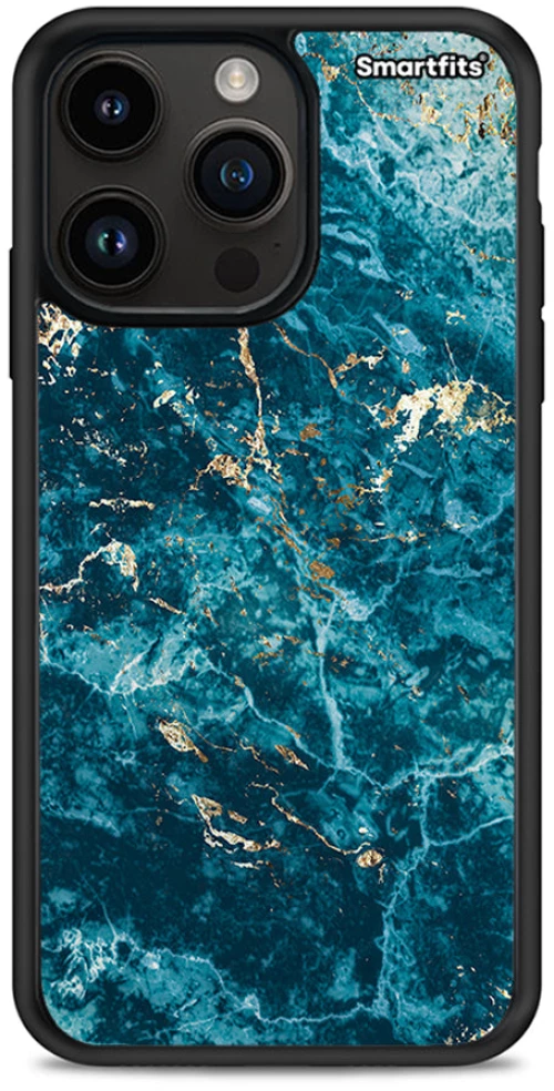 Marble Blue - iPhone 14 Pro Max case