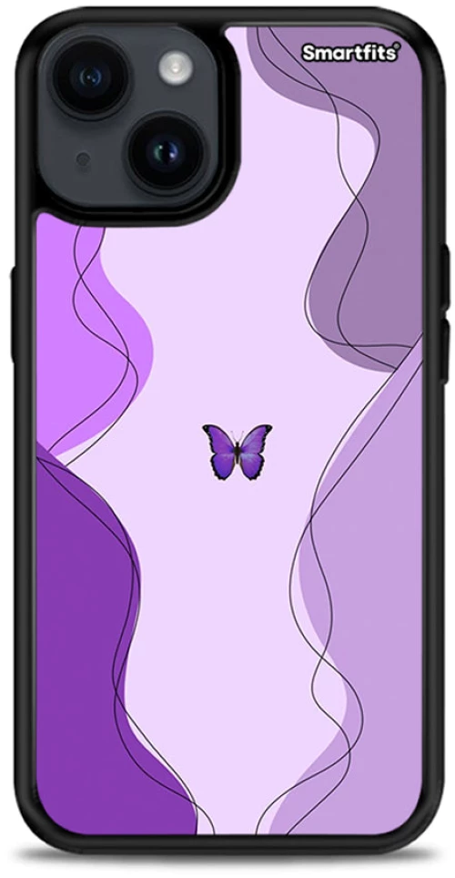 Purple Mariposa - iPhone 15 case