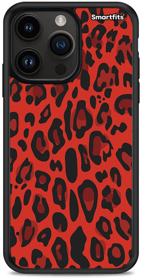 Animal Red Leopard - iPhone 15 Pro Max θήκη
