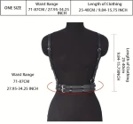Ρυθμιζόμενο Harness Top Lisa Μαύρο