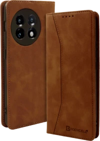 Bodycell Θήκη - Πορτοφόλι OnePlus 11 - Brown (5206015022166)