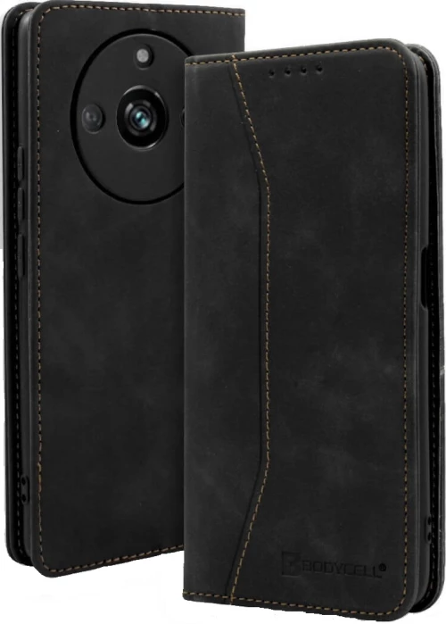 Bodycell Θήκη - Πορτοφόλι Realme 11 Pro Plus - Black (5206015026331)
