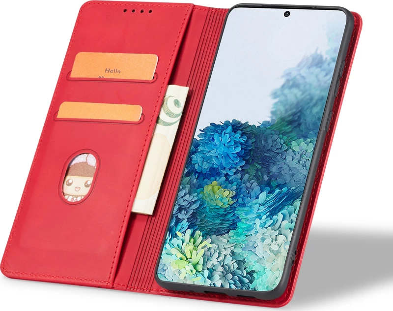 Bodycell Θήκη - Πορτοφόλι Samsung Galaxy A10 - Red (5206015057816)