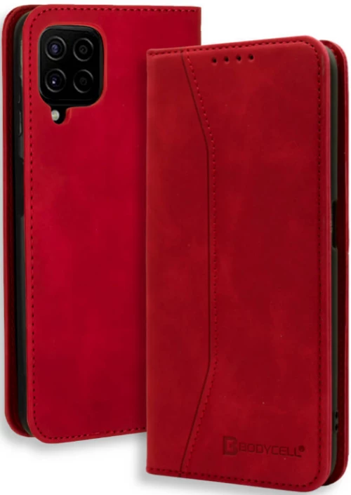 Bodycell Θήκη - Πορτοφόλι Samsung Galaxy A42 5G - Red (5206015058912)