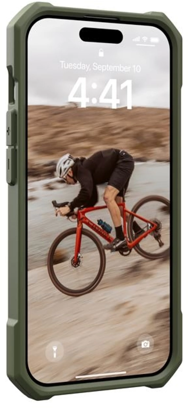 UAG Essential Armor - Ανθεκτική MagSafe θήκη Σιλικόνης - Apple iPhone 15 Pro - Olive Drab (114276117272)