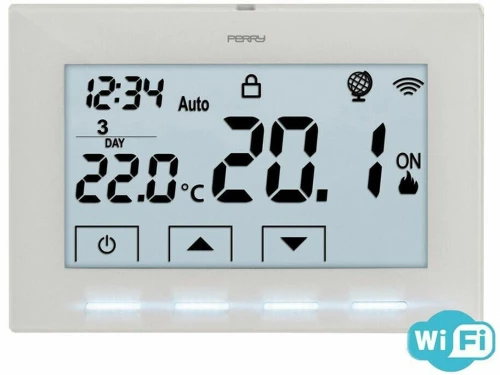 Ασύρματος Χρονοθερμοστάτης Perry 1tx cr029 Wi-Fi Λευκό S7921741