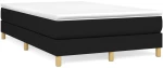 Κρεβάτι Boxspring με Στρώμα Μαύρο 120x190 εκ. Υφασμάτινο Μαύρο 3269666