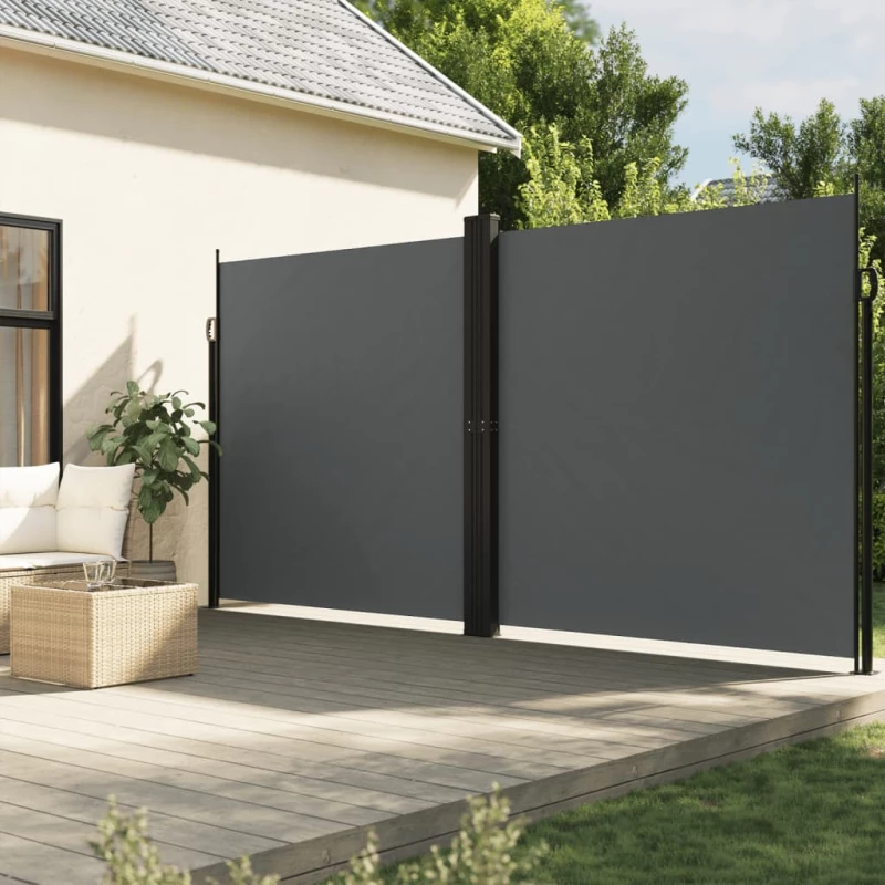 Σκίαστρο Πλαϊνό Συρόμενο Ανθρακί 220 x 600 εκ. Ανθρακί 4004673