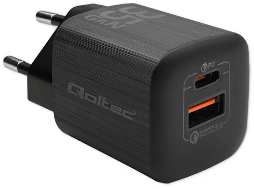 Φορτιστής Τοίχου Qoltec 50764 Μαύρο 35 W S9145142