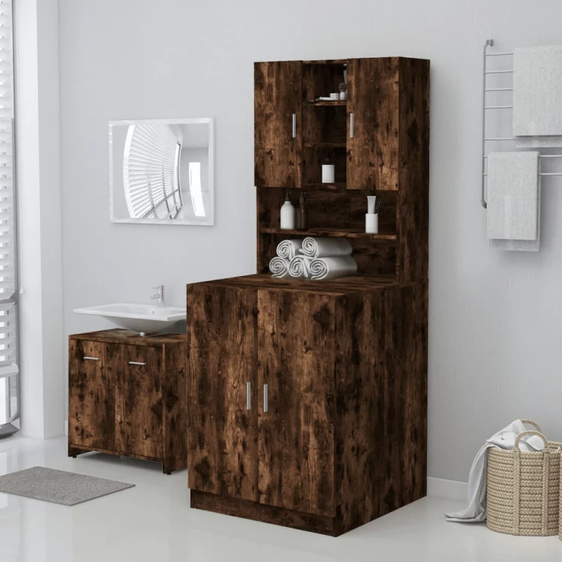 Ντουλάπι Πλυντηρίου Καπνιστός Δρυς 71 x 71,5 x 91,5 εκ. 813194