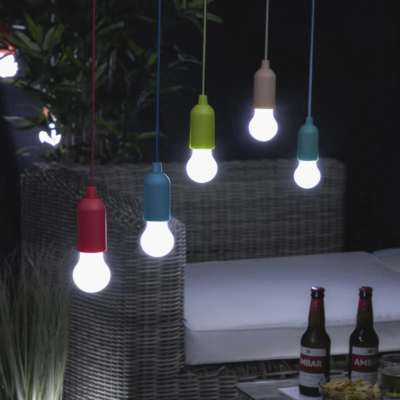 Φορητή Λάμπα LED με Κορδόνι Bulby InnovaGoods V0101149