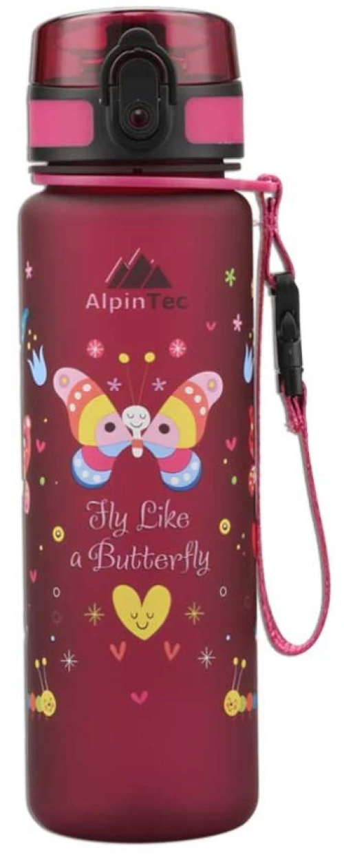 Παγούρι AlpinTec Kids 500ml Βατόμουρο - Butterfly