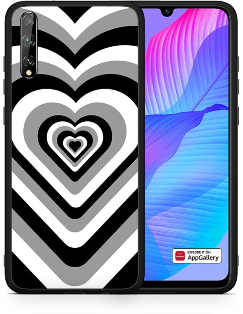 Black Hearts - Huawei P Smart S case
