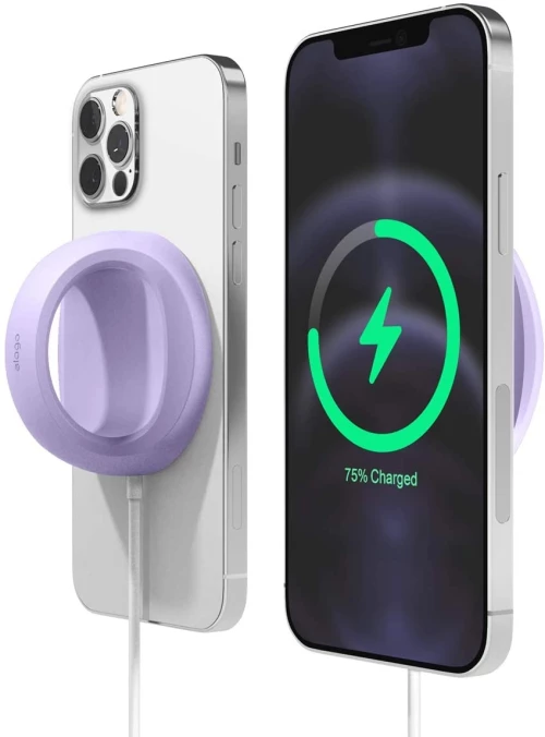 Elago Grip Magsafe Stand - Βάση Σιλικόνης για τον Ασύρματο Φορτιστή MagSafe - Lavender (EMSGRIP-LV)