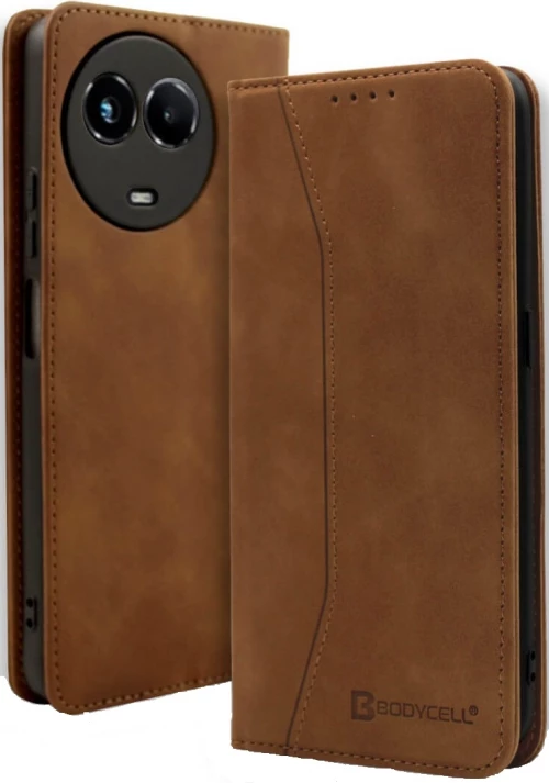 Bodycell Θήκη - Πορτοφόλι Realme 11 5G - Brown (5206015073250)