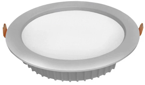 Adeleq Led Φωτιστικό Ψευδοροφής Στρογγυλό Cob 32W 4000K 100° Ασημί Β 21-3261