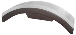 Adeleq Led Απλίκα Αλουμινίου Καμπύλη Προς Τα Πάνω 10W 4000Κ Σκουριά 9-19181610