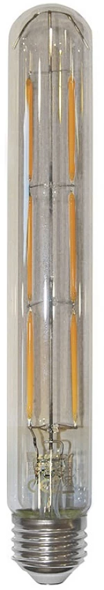 Adeleq Led Λάμπα Cog Σωλήνας Διάφανος L225mm D30mm Ε27 6W Θερμό 13-27306600